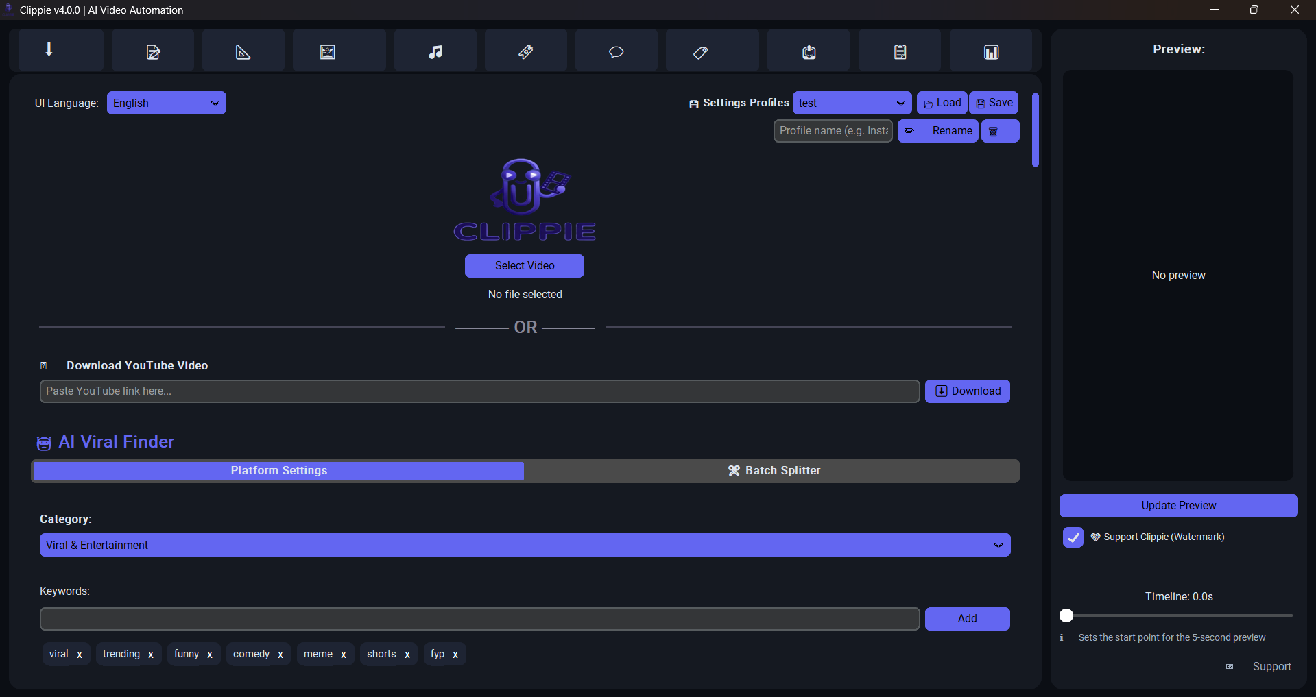 Clippie – AI Short-Form Video Generator — gallery image showcasing project implementation 1