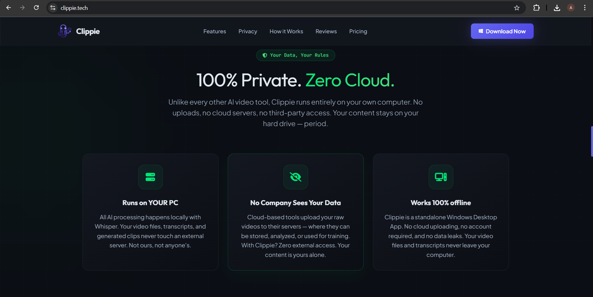 Clippie – Product Landing Page — gallery image showcasing project implementation 4