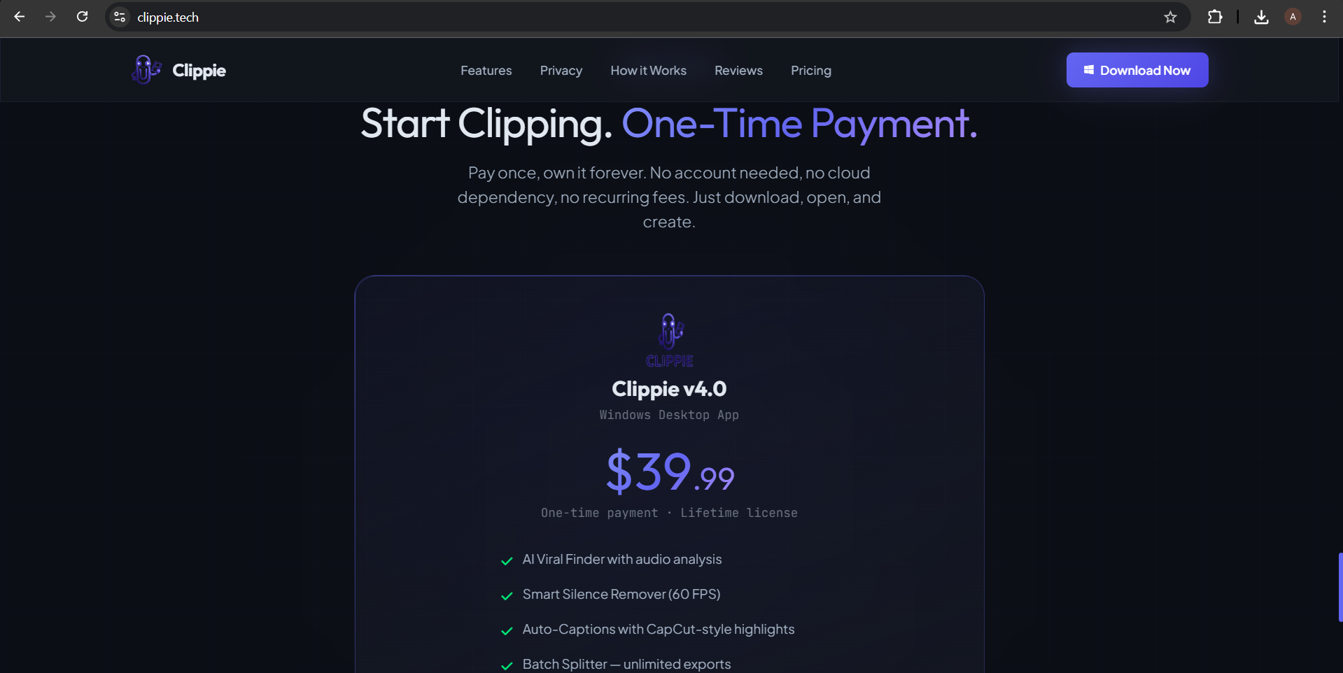 Clippie – Product Landing Page — gallery image showcasing project implementation 7
